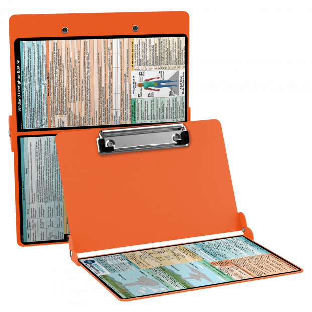 WhiteCoat Clipboard® - Orange Wildland Firefighter Edition